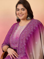 Thumbnail for Sztori Women Bandhani Printed Regular Kurta with Trousers & With Dupatta - Distacart