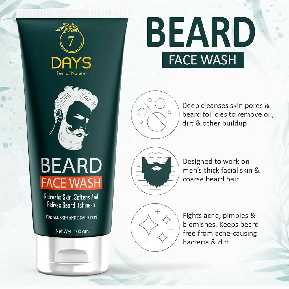 7 Days Beard Face Wash - Distacart