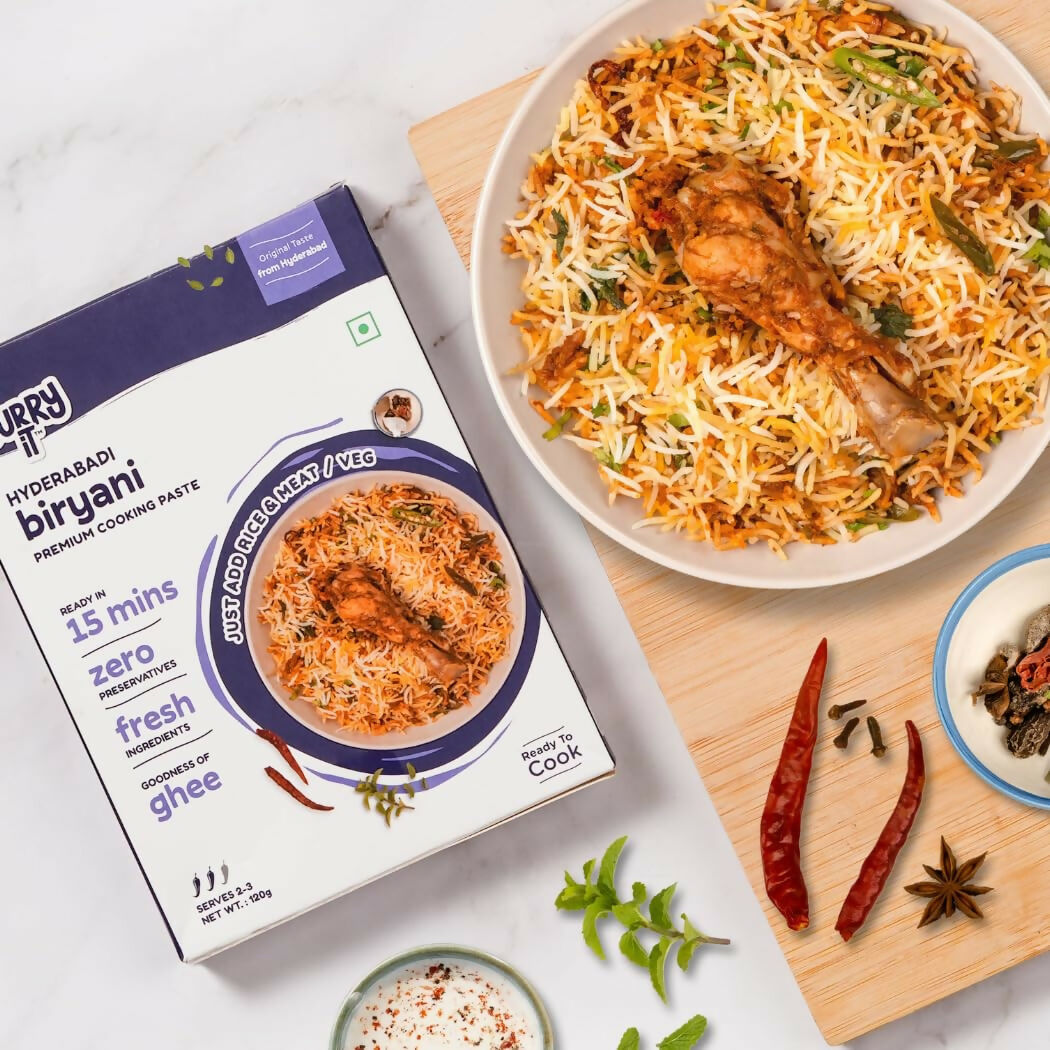 CURRYiT Instant Hyderabadi Biryani Premium Cooking Paste - Distacart