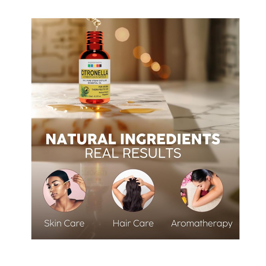 Organix Mantra Citronella Oil - 100% Natural Citronella Essential Oil - Distacart