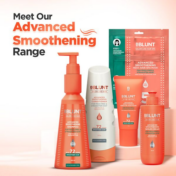 BBlunt Advanced Smoothening Keratin Hair Mask with Keratin & Hyaluronic Acid - Distacart