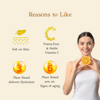 Thumbnail for dBasic 10% Vitamin C Face Serum With Vitamin F (Chia & Flax Seeds) For Face Glowing & Radiant - Distacart