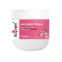Thumbnail for Ecovani Organics Essential Rose & Geranium Massage Cream
