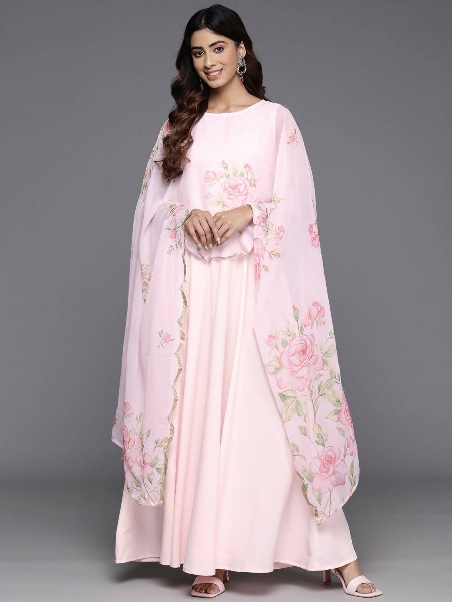 Ahalyaa Women's Traditional wear Dress - Pink - Distacart