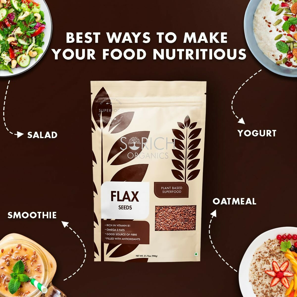 Sorich Organics Cold Milled Flax Seeds Powder - Distacart