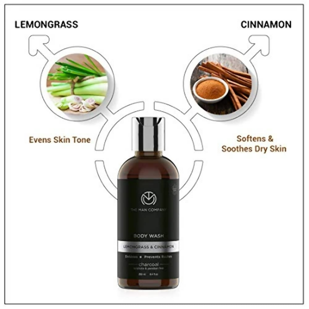 The Man Company Activated Charcoal Body Wash - Distacart