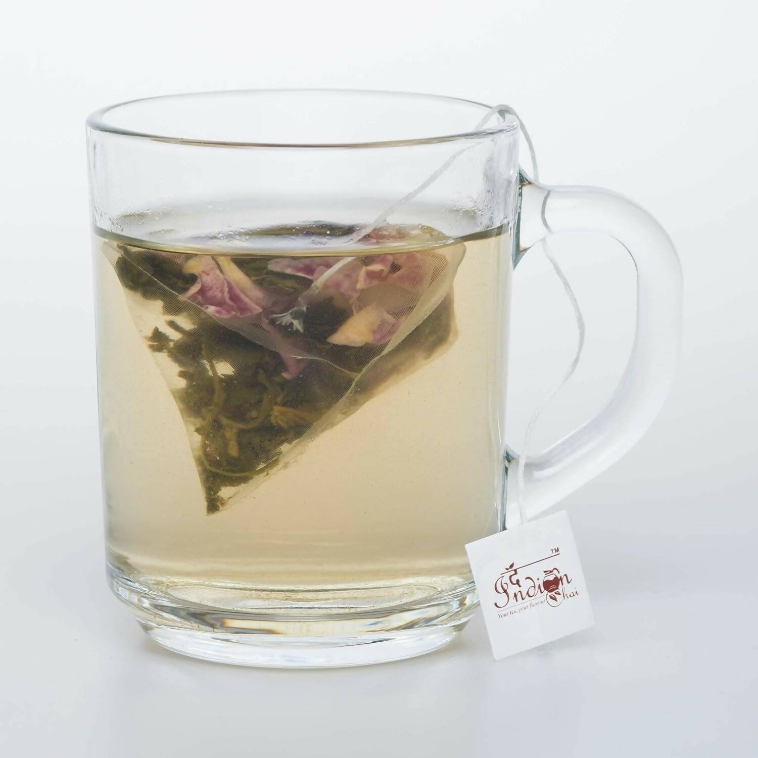 The Indian Chai - Rose Green Tea 30 Pyramid Tea Bags - Distacart