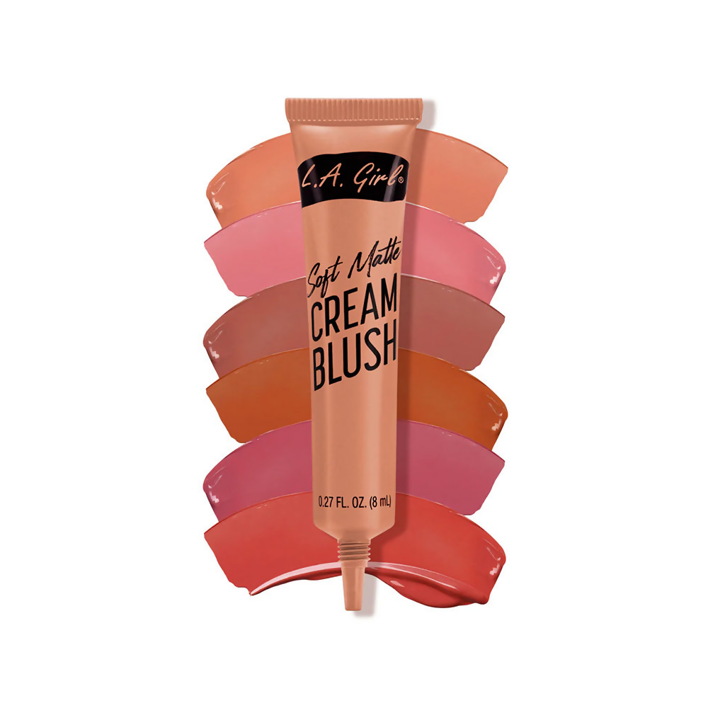 L.A. Girl Soft Matte Cream Blush - Hot Shot - Distacart