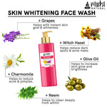 Thumbnail for Copy of SKIN WHITENING FACE WASH INGREDIENTS IMAGE