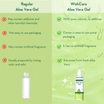 Thumbnail for Wishcare Pure Aloe Vera Gel+ Rose Water Combo - Distacart
