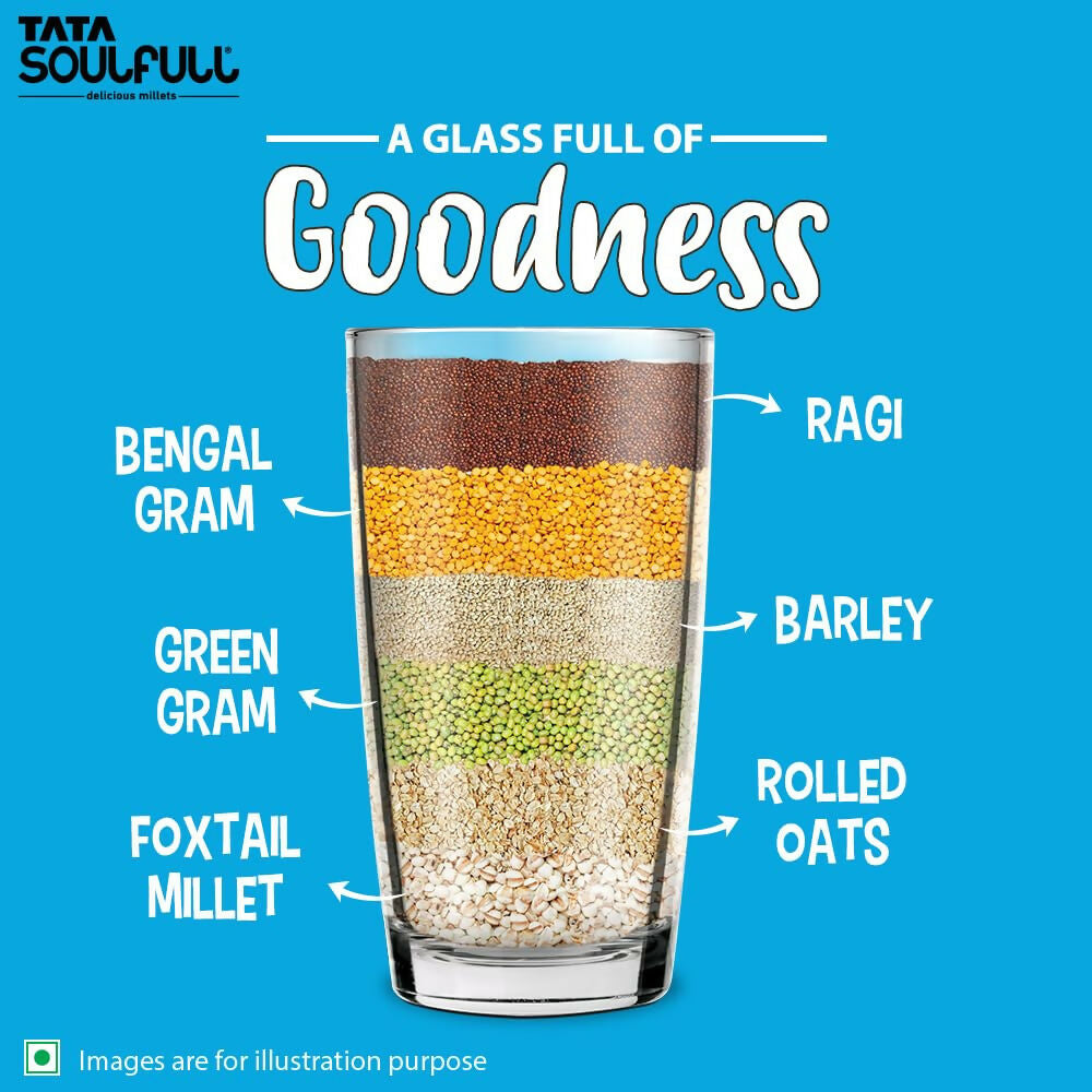 Tata Soulfull Nutri Drink+ For Kids With Millets - Cookie & Cream Flavor - Distacart