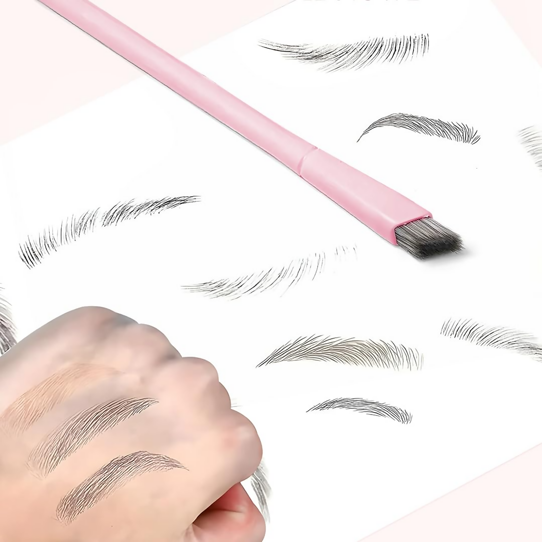 Gleva Multi-Function Eyebrow Brush - Light Pink