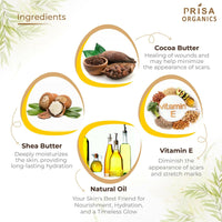 Thumbnail for Prisa Organics Stretch Mark Removal Cream To Reduce Stretch Marks, Scars, Spots, Discolouration