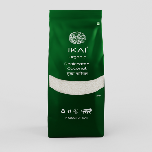 2 - Organic Desiccated Coconut - 250 gm