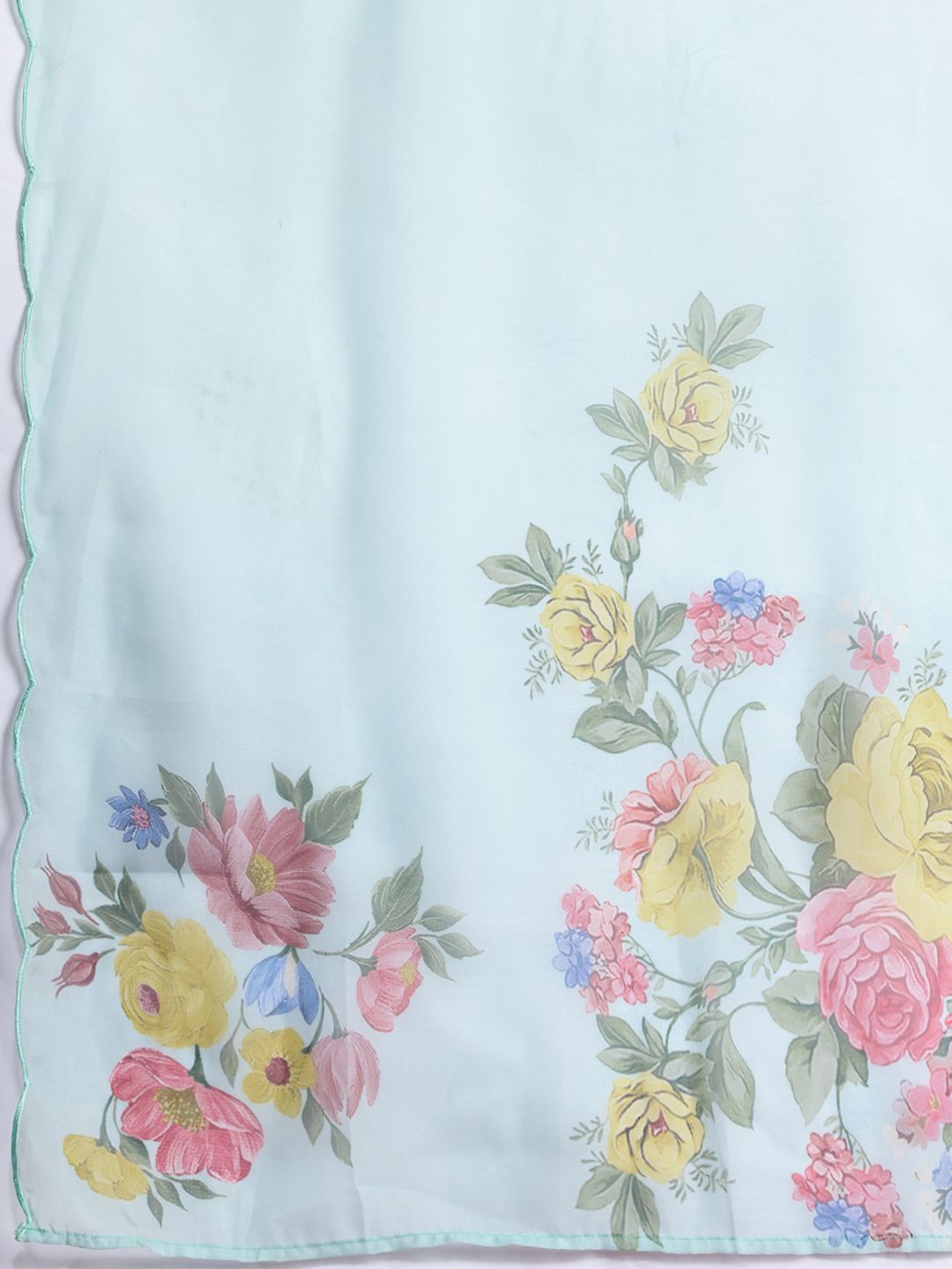 Indo Era Floral Embroidered Thread Work Kurta with Trousers & With Dupatta