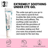 Thumbnail for Auli Eye Spy Cucumber + Aloe Vera Soothing Under Eye Gel - Distacart