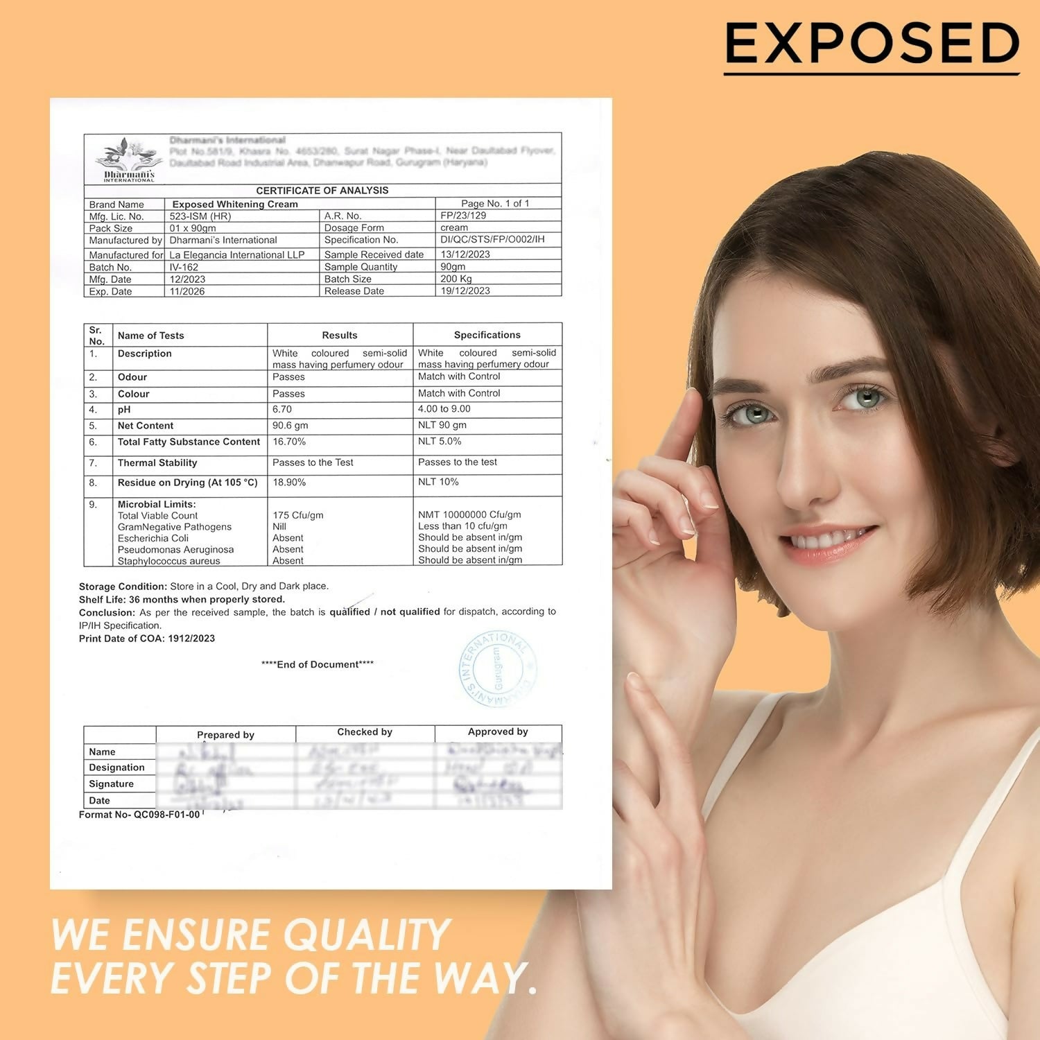 Exposed Whitening Cream For Intimate Areas Dark Underarms Elbows, Neck - Distacart