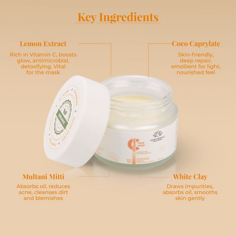 Earthraga Vitamin C Face Mask - Distacart