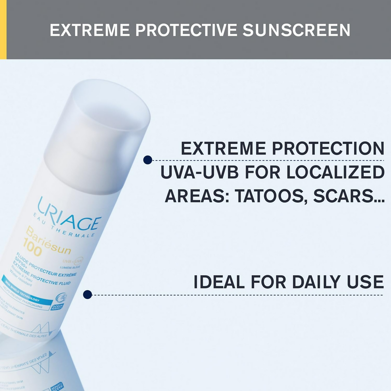 Uriage Bariesun 100 Extreme Protective Fluid SPF 50+ - Distacart