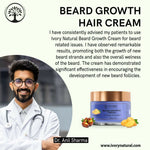 Thumbnail for Ivory Natural Beard Growth Cream - Biotin Boosted Hair Follicle For New Hair Cycle - Distacart