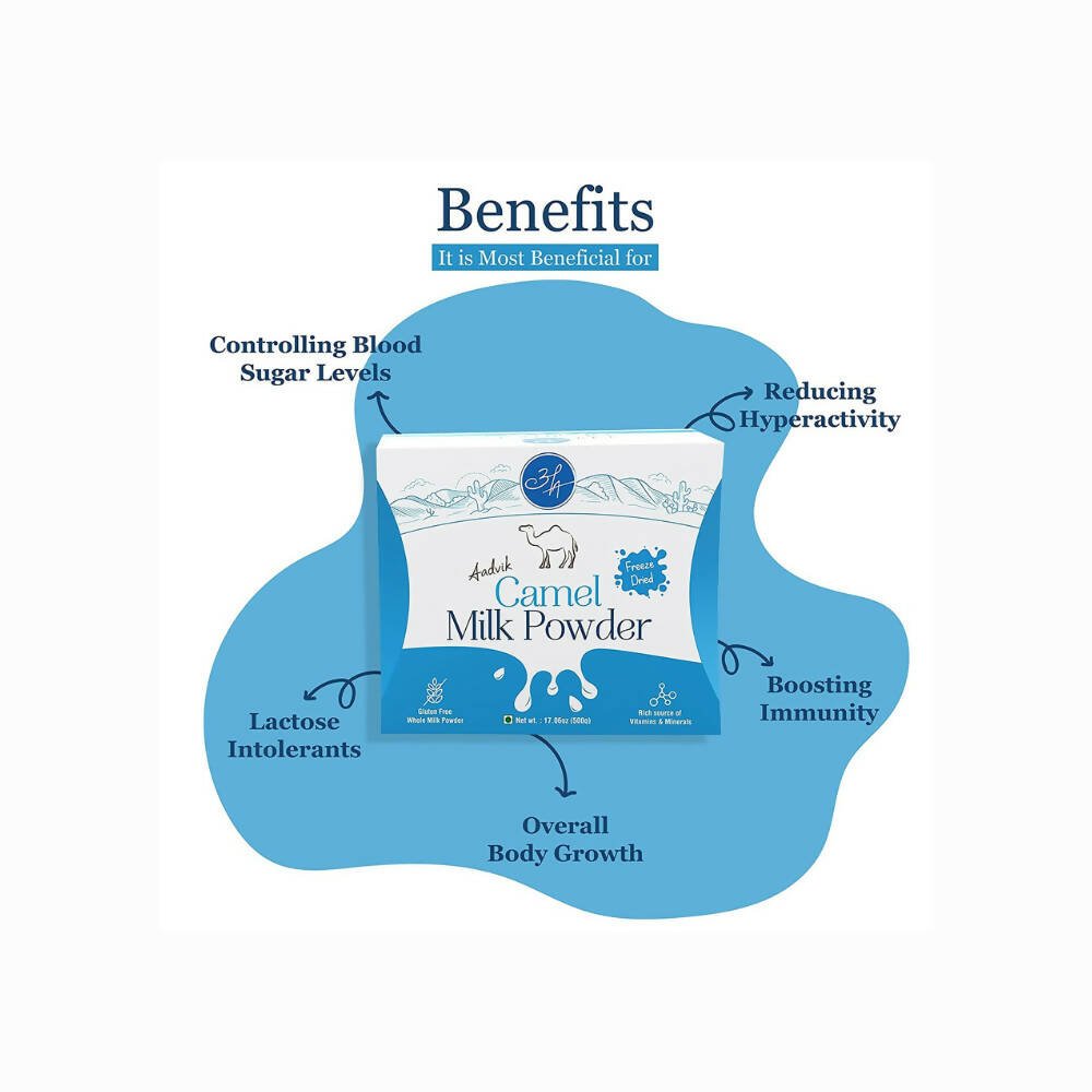 Aadvik Camel Milk Powder Freeze-Dried Sachets - Distacart