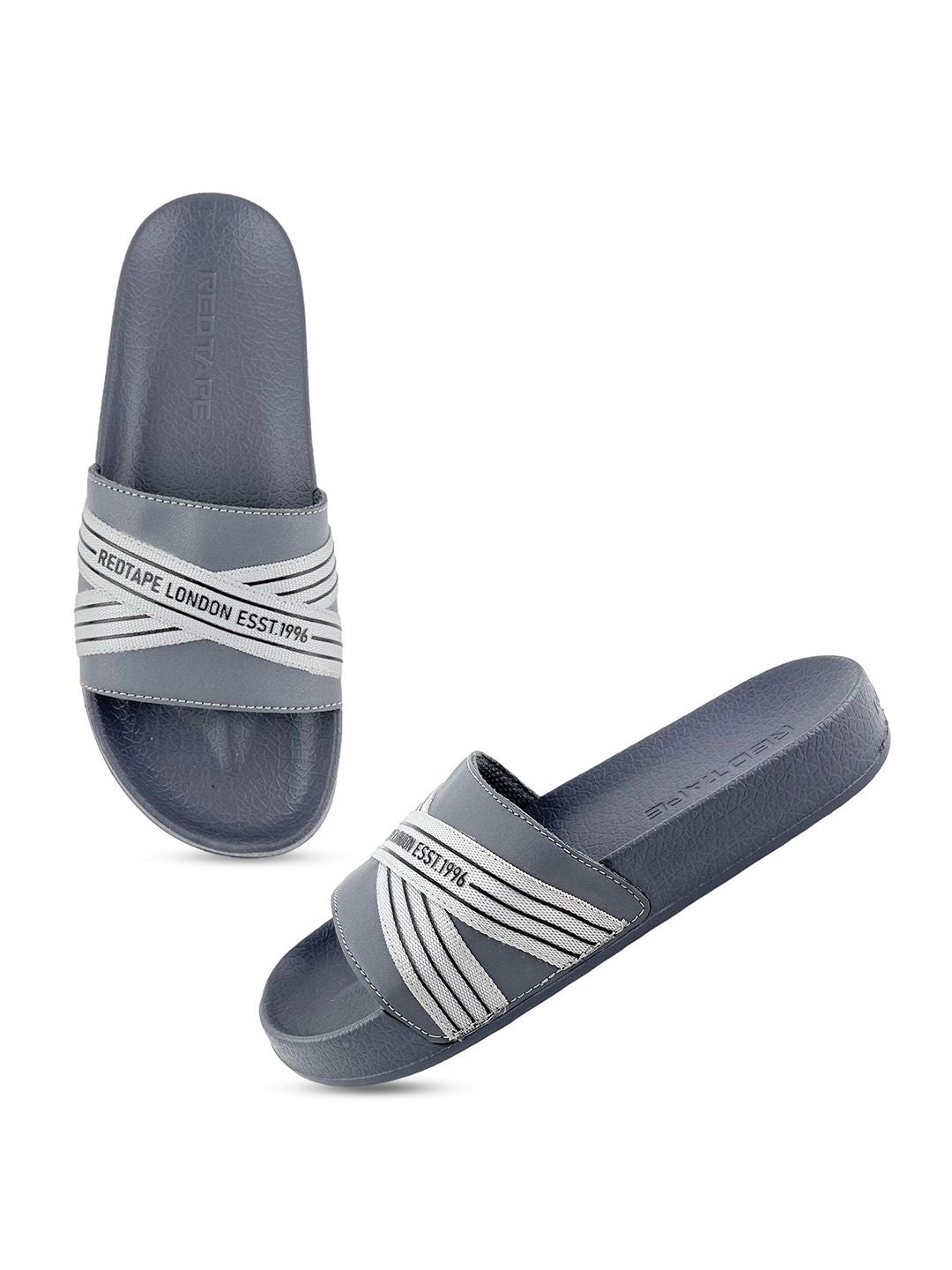 Red Tape Men Self Design Sliders
