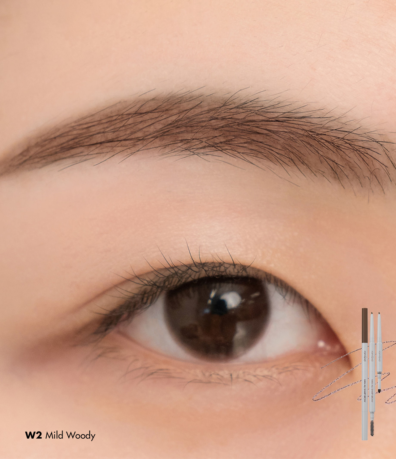 Rom&nd Han All Sharp Brow - W2 Mild Woody