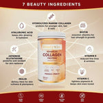 Thumbnail for Beautywise Advanced Marine Collagen Anti-Aging Powder - Glutathione, HA & Biotin - Mango-Peach - Distacart