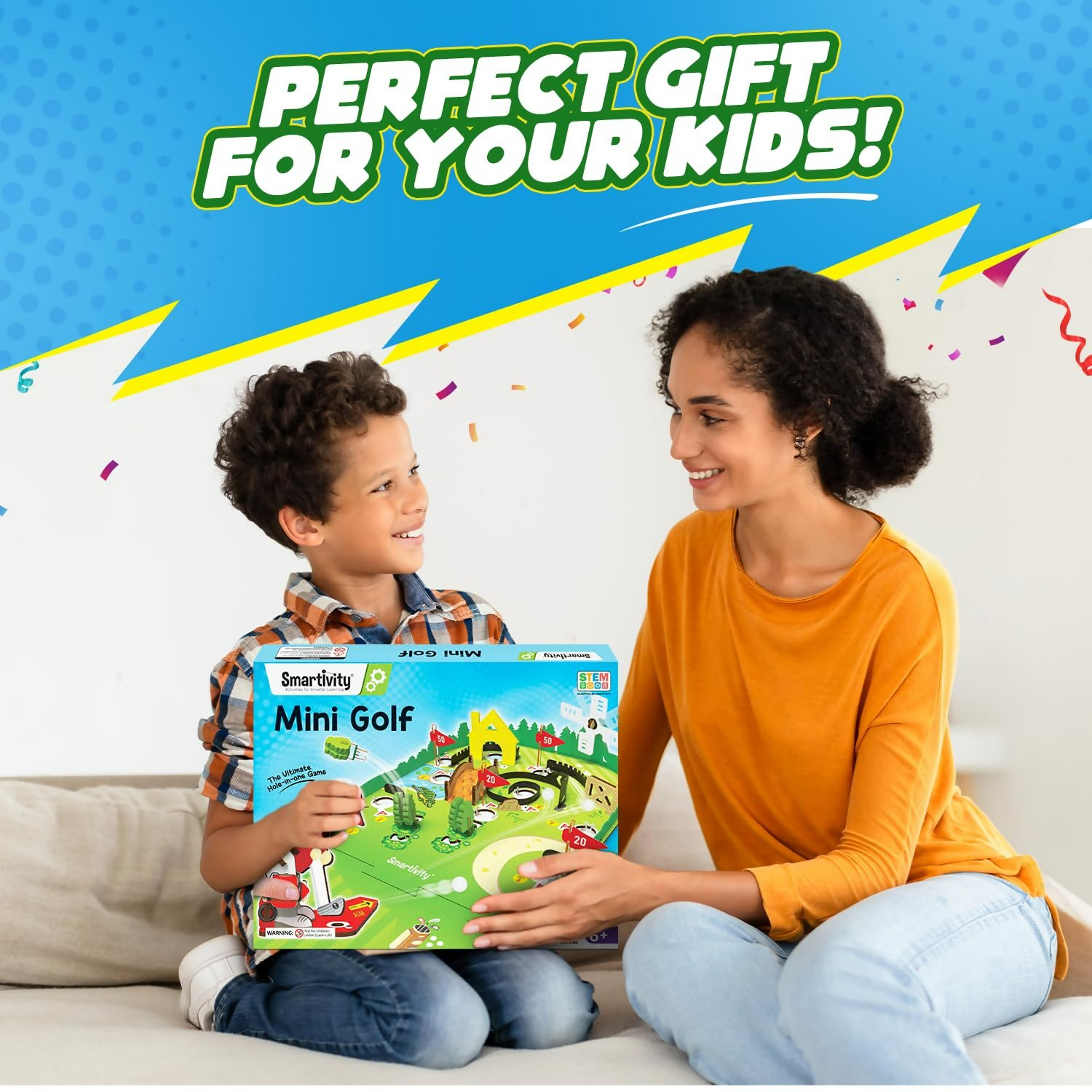 Smartivity Mini Golf Tabletop Game for Kids 6-12 Years Old