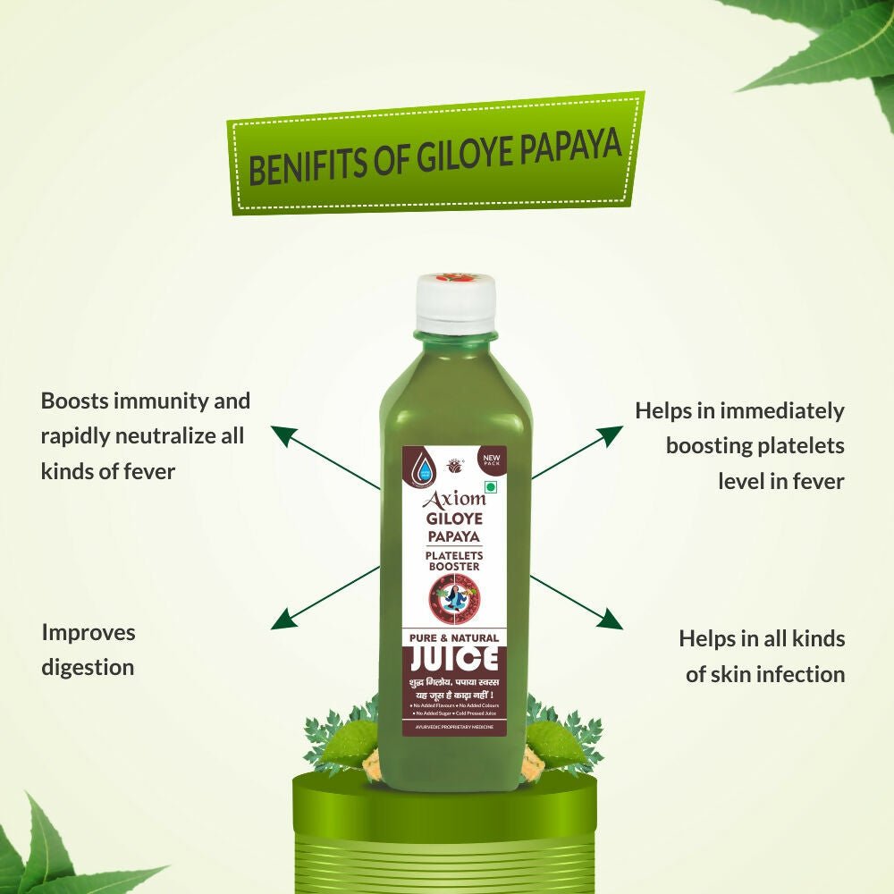 Axiom Ayurveda Giloye Papaya Juice - Distacart