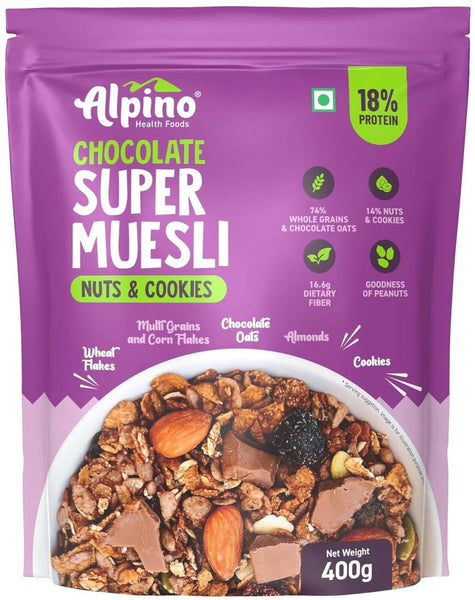 Alpino Chocolate Super Muesli Nuts & Cookies - Distacart