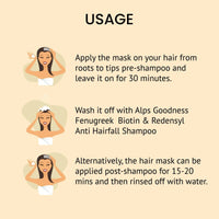 Thumbnail for Alps Goodness Fenugreek, Biotin & Redensyl Anti Hair Fall Hair Mask - Distacart