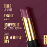 Thumbnail for Lakme Absolute Beyond Matte Lipstick - 502 Purple Pop - Distacart