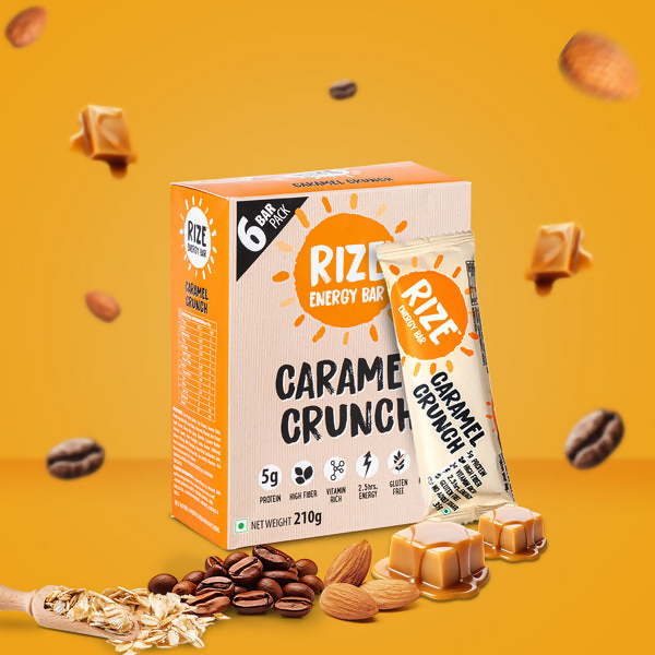 Rize Energy Bar Caramel Crunch - Distacart