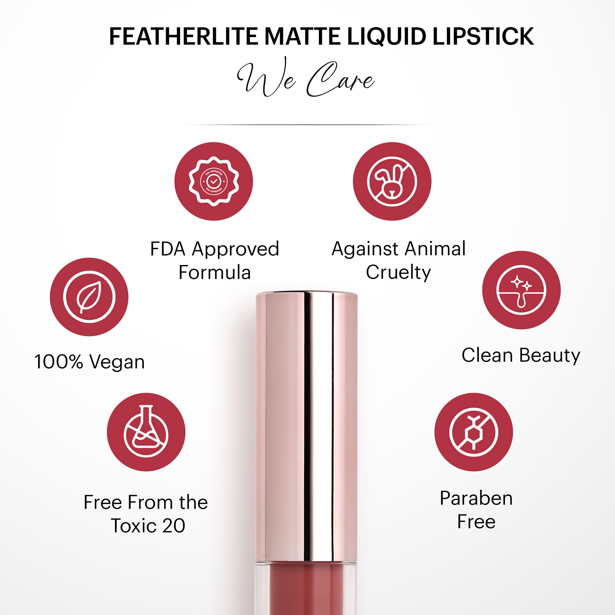 Parul Garg Beauty Featherlite Matte Liquid Lipstick - Dream 21 - Distacart