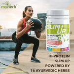 Thumbnail for Myherb Slim Up Meal Replacement Shake With 16 Natural Herbal Blend For Men & Women - Strawberry Milk Shake - Distacart