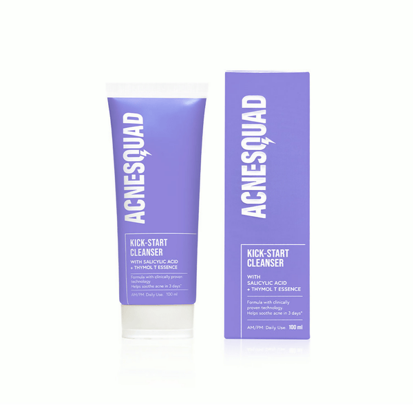 Acne Squad Kick Start Cleanser With Salicylic Acid & Thymol T Essence - Distacart