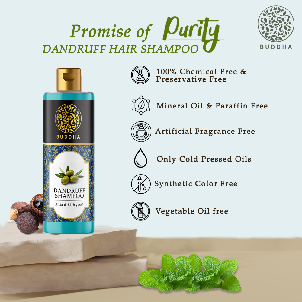 Buddha Natural Anti Dandruff Shampoo - Distacart