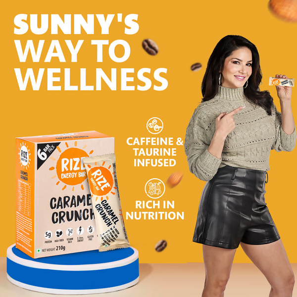 Rize Energy Bar Caramel Crunch - Distacart