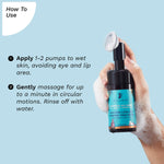 Thumbnail for Pilgrim Volcanic Lava Ash Foaming Face Wash with Brush - Distacart