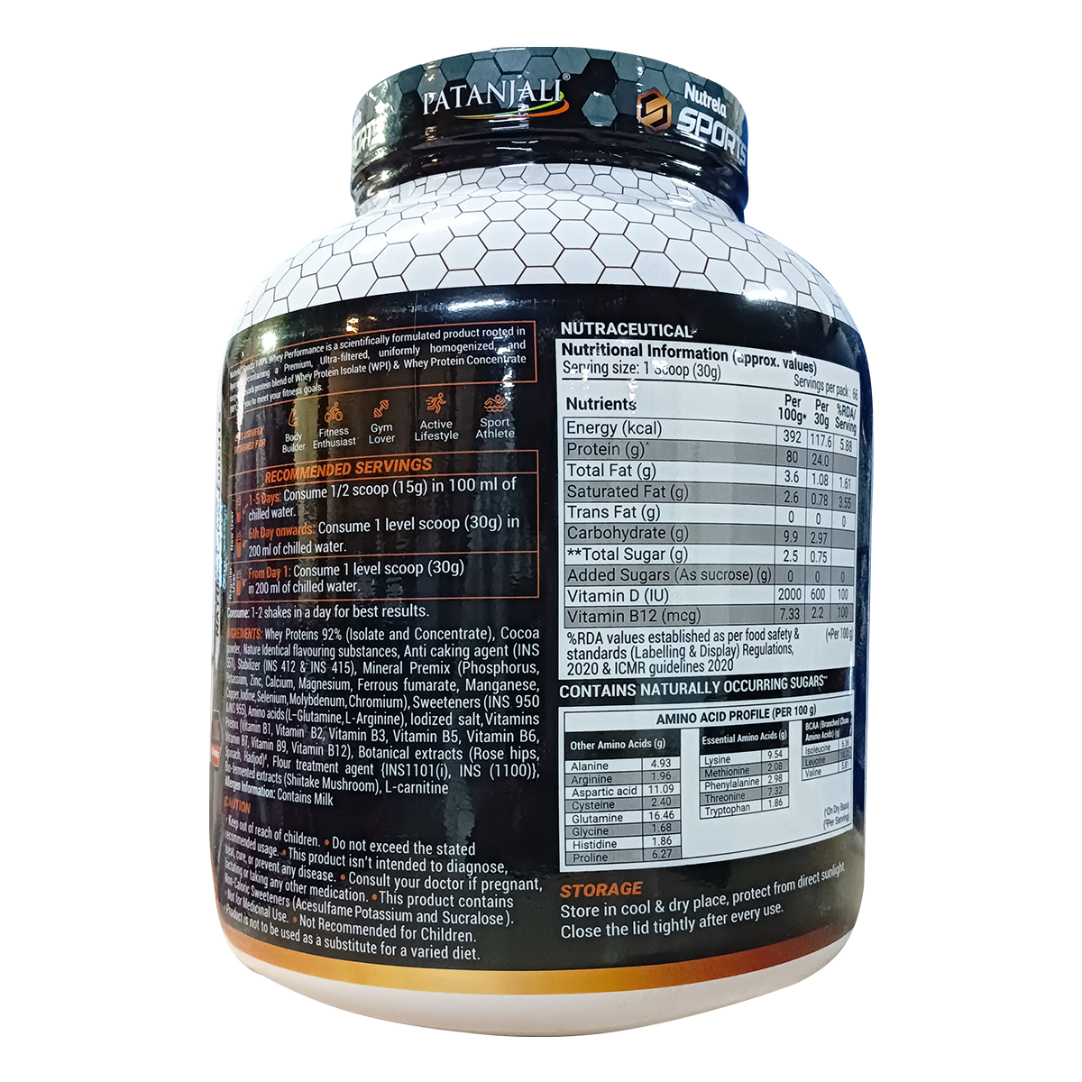 Patanjali Nutrela 100% Whey Performance Powder - Distacart