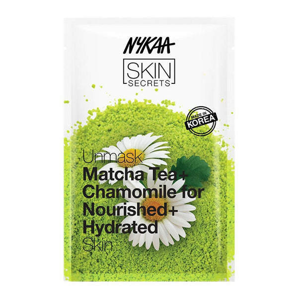 Nykaa Skin Secrets Exotic Indulgence Matcha Tea+Chamomile Sheet Mask For Nourished & Hydrated Skin - Distacart