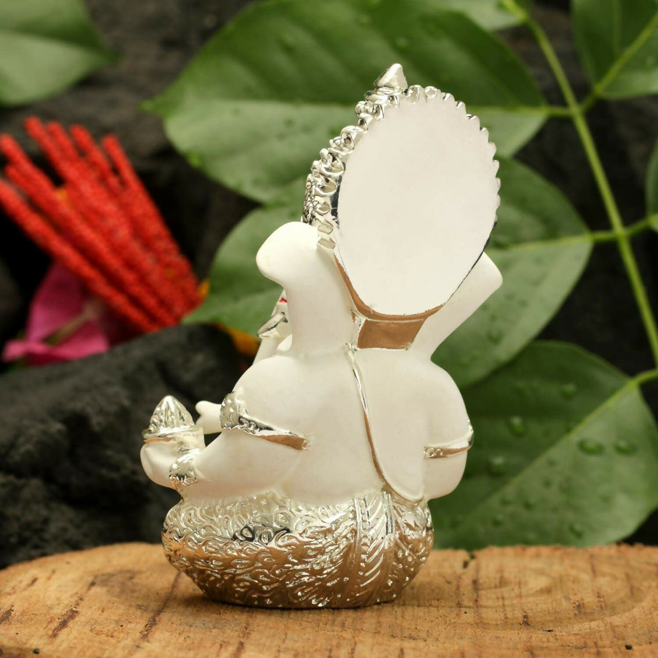 Collectible India Ganesha Idol Silver Plated - Distacart