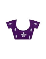 Thumbnail for Joban Fashion Shimmer Chiffon Pastel Purple Color Sequence Saree