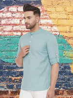 Thumbnail for Even Apparels Men's Pure Cotton Green Kurta - Distacart