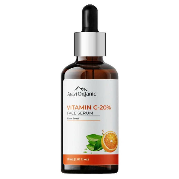 Aravi Organic 20% Vitamin C Face Serum - Distacart