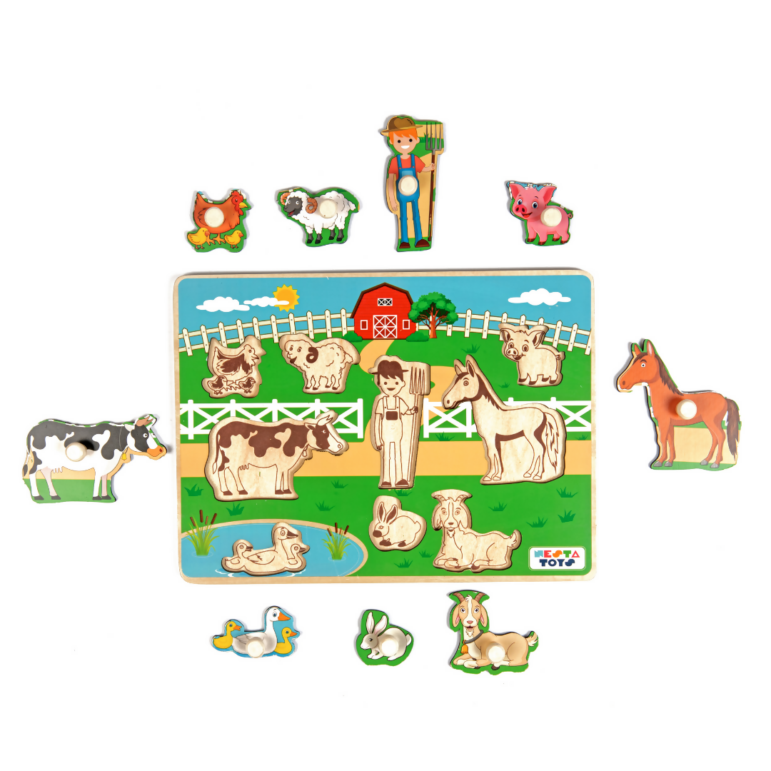Animal Knob Puzzle 4