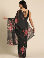 Thumbnail for Ahalyaa Women's Traditional Semi Stitch Saree - Black - Distacart