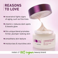 Thumbnail for Plum 1% Resveratrol & Vitamin C Anti-Aging Moisturizer For Glowing Skin