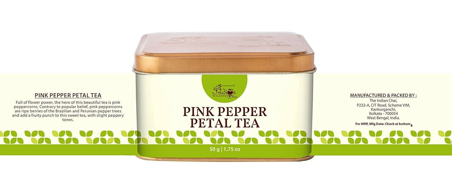 The Indian Chai – Pink Pepper Petal Tea - Distacart